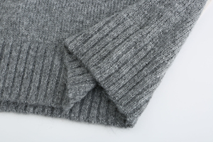 เสื้อสเวตเตอร์สตรีเสื้อสเวตเตอร์ถักแขนยาวผ้าวูล100% สำหรับฤดูหนาวโลโก้ตามสั่งปักลำลองสวมใส่สบายแห้งเร็ว - Product Image 6