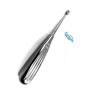 Cureta de hueso Volkmann de acero inoxidable de alta calidad, 8x10mm, cuchara afilada, fabricante y exportador de instrumentos quirúrgicos - Product Image 6