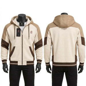 Regular Fit Winter Custom Logo Breathable Eco-Friendly Best High Quality Men Casual <b>Zipper</b> <b>Hoodie</b> 100% Cotton Solid <b>Black</b> - Product Image 6