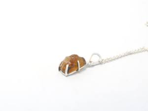 Wholesale Hot Selling Crystals <b>Necklace</b> Pendants Citrine Fine Gemstone 925 <b>Silver</b> Stone Jewelry Women Gift Vintage <b>Necklace</b> - Product Image 4