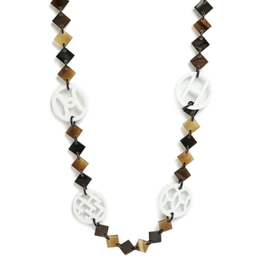 สร้อยคอเขาวัว unisex ทำด้วยมือเครื่องประดับเขาควายสำหรับสไตล์ Boho สร้อยคอฮอร์นปรับแต่งได้ตามต้องการ - Product Image 2