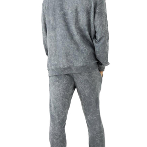 Pull-over personnalisé de haute qualité pour hommes Sweat vierge avec poche Ensemble de survêtements Jogging vierge Costume de survêtement pour hommes - Product Image 3