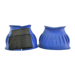 Botas de Protección para Caballos de Cuero Genuino Occidental, Duraderas y de Primera Calidad, con Doble Cierre y Diseño Acanalado para Protección en Equitación - Product Image 3