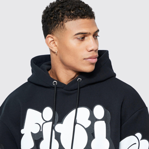 Sweat-shirt à capuche imprimé puff pour homme et femme, surdimensionné, décontracté, streetwear, mode, confortable, chaud, pull à manches longues, automne hiver 2025 - Product Image 6