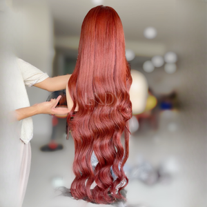 La mejor calidad 100% cabello humano vietnamita pelucas de color ondulado hermosas pelucas para mujeres negras - Product Image 5