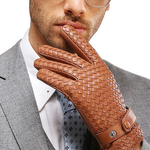 Guantes de cuero hechos a la moda de calidad, venta al por mayor, precio barato, superventas para el día a día, al aire libre, invierno, escenas de fiesta informales, longitud de muñeca - Product Image 6