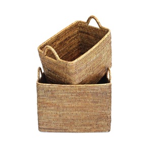 ตะกร้าหวายดีไซน์พิเศษงานแฮนด์เมด - Product Image 3