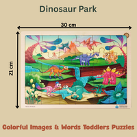 Puzzle animal dinosaure en MDF multicolore pour enfants Puzzle éducatif interactif pour tout-petits et enfants