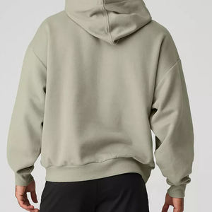 OEM Logo personnalisé hommes ras du cou pulls à capuche et sweatshirts 100% coton hiver polaire imprimé motif approvisionnement en gros ODM - Product Image 5