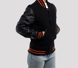 Chaqueta universitaria de estilo clásico para mujer Premium para Bulls Chicago Jacket en cuero de lana Servicio OEM disponible - Product Image 4