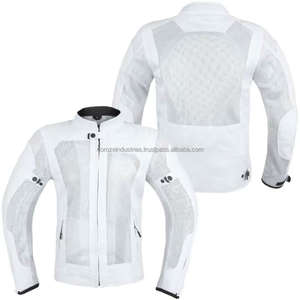 Blouson de moto en Cordura enduit personnalisé pour homme, col montant, logo avant - Nouvelle veste de motard vintage classique - Product Image 5