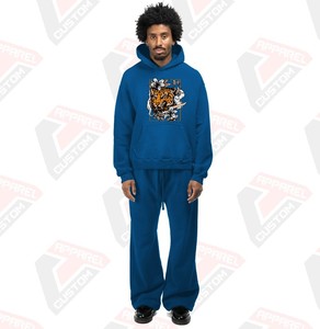 Conjunto de 2 piezas de chándal de invierno de poliéster 100% transpirable elegante y ultra cómodo para hombre - Product Image 1