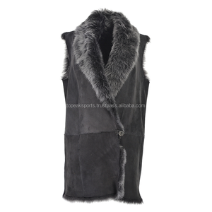 Chaleco de Piel de Oveja Original de Moda 2026 OEM para Mujer, Hecho a Medida, 100% Alta Calidad, Bajo MOQ, Tallas Grandes - Product Image 5