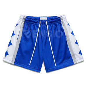 กางเกงกีฬาขาสั้นลำลองสำหรับผู้ชายและผู้หญิง, กางเกงกีฬาขาสั้นเนื้อผ้าโพลีเอสเตอร์ระบายอากาศได้ดีแห้งเร็ว100% - Product Image 3