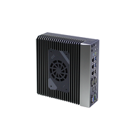 Mini PC industriel avec processeur Core I3 I5 I7 de 10e génération, 8 Go de RAM, 256 Go de SSD, VGA, Windows 11 - Ordinateur embarqué à montage mural