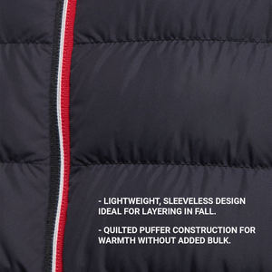 Chaqueta sin mangas para hombre con cierre de cremallera, diseño acolchado ligero para comodidad y calidez chaquetas para hombre - Product Image 5