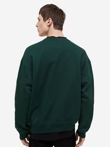 Oversized Men Hoodie with Custom <b>Screen</b> <b>Print</b> 100% Cotton Fleece Sweatshirt OEM Ideal for Streetwear Enthusiasts - Product Image 2