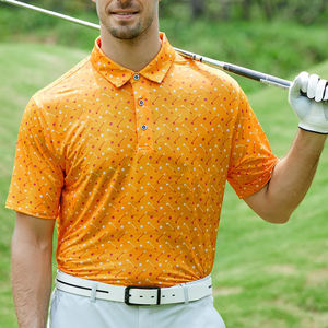 เสื้อโปโลแขนสั้นสำหรับผู้ชาย, เสื้อกอล์ฟแห้งพอดีตัวเสื้อโปโลสำหรับเล่นกอล์ฟ - Product Image 4