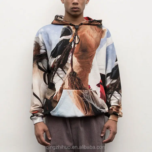 Sudaderas con capucha de sublimación de logotipo personalizado de alta calidad para hombres, venta al por mayor de lana de invierno con diseño de bolsillo, gran oferta - Product Image 2