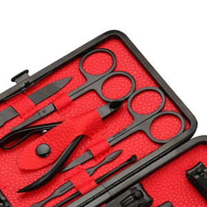 Best Selling Professional Stainless Steel <b>Nail</b> Clipper Manicure <b>Kit</b> with Custom Logo Durable Luxury <b>Nail</b> Care - Product Image 3