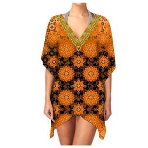 เดรสคาฟตันคอวีระบายอากาศได้ดีผ้าลำลองฤดูร้อน - Product Image 5