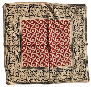 Bandanas de style bohème Foulard en coton imprimé bloc et foulard carré Mouchoir avec design imprimé chic - Product Image 3