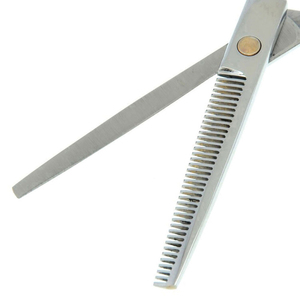 Premium Straight Stainless Steel <b>Hair</b> Cutting Scissors Barbers Ultra Sharp Lightweight Salon Shears Anti-Slip <b>Grip</b> Smooth Cut - Product Image 5