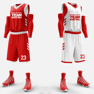 Maillot de basket-ball de performance, short respirant à séchage rapide, uniforme de qualité supérieure en gros - Product Image 3