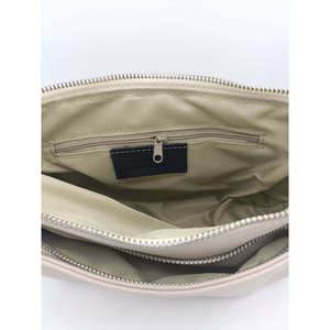 Soft Crossbody <b>Bag</b> in Genuine Dollar Leather - Made in Italy - Art. 24005 - Product Image 6