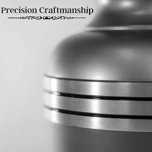 <b>Large</b> Memorial <b>Urn</b> for Adult Male & Female Ashes Decorative Pewter Funeral & Burial <b>Urn</b> Metal Cremation <b>Urn</b> Memorial Services - Product Image 5