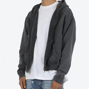 2025 sweats unisexes personnalisables sweat à capuche sérigraphié à motif solide pour hommes fabriqué par sweat à capuche de vêtements personnalisés - Product Image 4