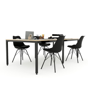 Mesa Minimalista para 4 Personas, 240x120cm, Madera Contrachapada, Patas Uconcept HBUC047 - Product Image 4