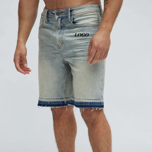 <b>Men</b> Relaxed Latest High Quality Cheap Rate Denim <b>Shorts</b> <b>Vintage</b> Blue Wash / Trending <b>Shorts</b> For <b>Men</b> Adjustable Affordable Price - Product Image 1