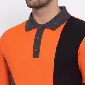 Polo personnalisé de haute qualité en coton à manches courtes grande taille pour hommes Nouveau design Couleur unie Style décontracté Techniques brodées - Product Image 5