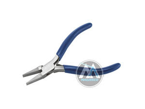 อุปกรณ์ทำเครื่องประดับมืออาชีพ, คีมจมูกแบนเหล็กแบบใหม่พร้อมสปริงคู่สำหรับใช้ในงานหัตถกรรมเครื่องประดับ - Product Image 2