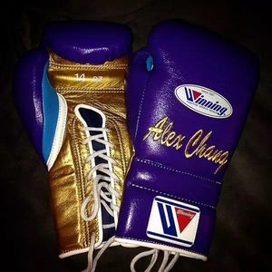 Logo personnalisé Vente en gros Fabricant de gants de boxe en cuir Gants de boxe en cuir de vachette d'entraînement pour kick boxe à usage professionnel - Product Image 5