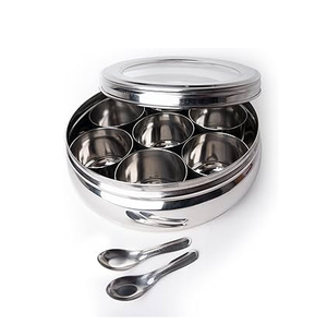 Boîte à épices en acier inoxydable de qualité supérieure 24 pièces/12 pièces/9 pièces/6 pièces Boîte à épices Organisation de la cuisine - Product Image 5