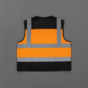 Chaleco de Seguridad Reflectante de Alta Visibilidad con Múltiples Bolsillos, Malla Impermeable ANSI Clase 2, con Logotipo Personalizado, Talla M, para Ingeniero de Seguridad - Product Image 5