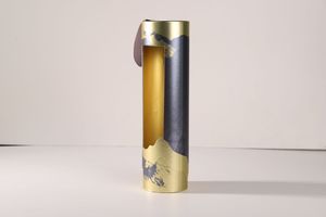 Vente en gros de grande boîte cylindrique en carton ronde personnalisée avec couvercle ensemble d'emballage cadeau de fleurs portables ruban inclus - Product Image 4