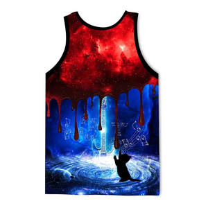 2025แฟชั่นสุดเพอร์เฟกต์สำหรับผู้ชายเสื้อผ้าออกกำลังกายพิมพ์ซับลิเมชัน3D เสื้อกล้ามระบายอากาศได้ดีแห้งเร็วกำหนดขนาดได้ - Product Image 6