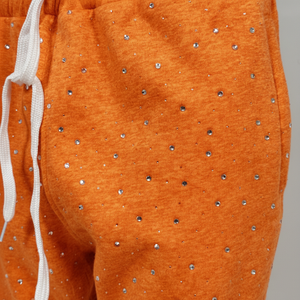 Pantalones Cortos Deportivos Casuales de Felpa para Hombre, Pantalones Cortos Deportivos de Algodón para Gimnasio y Correr, Pantalones Cortos Casuales de Felpa con Pedrería para Hombre - Product Image 4