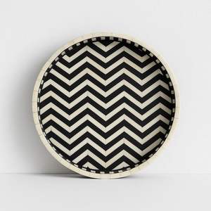 NOUVELLES FOURNITURES PLATEAU DE SERVICE FAIT MAIN PLATEAU DE SERVICE DE LUXE Incrustation d'os Ramadan Petit déjeuner Nourriture Fruits Café Thé Plateau décoratif - Product Image 5