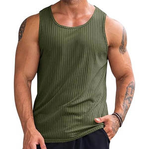 Usine en gros personnalisé hommes Gym débardeurs respirant séchage rapide été extérieur tricoté sublimé Singulet Offre Spéciale vêtements - Product Image 6
