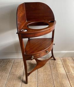 Table d'appoint ronde moderne en bois, table basse, table à manger gain de place, table d'appoint en bambou - Product Image 3