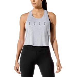 Custom Women's Tank <b>Top</b> High Quality Casual Solid Pattern Latest Design Custom Front Breathable <b>Plus</b> <b>Size</b> Summer Gym Use - Product Image 1