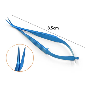 Microcirugía oftálmica de aleación de titanio Tijeras de acero inoxidable Experimento animal Tijeras de 8,5 cm Herramientas quirúrgicas - Product Image 2