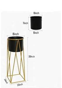 Fabricant de confiance pot de fleur décoratif en métal et jardinière adapté aux centres de table de mariage - Product Image 3
