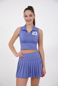 Ropa Deportiva Personalizada de Alta Calidad, Transpirable, que Absorbe la Humedad, Falda Corta de Tenis, Uniformes Profesionales de Tenis para Mujer - Product Image 6