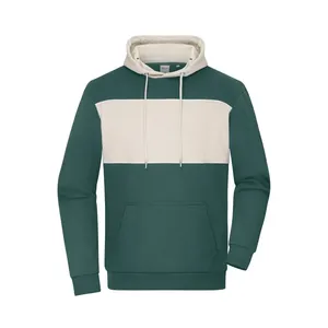 Sweat-shirt à capuche color-block durable, sweats à capuche et sweats-shirts promotionnels - Product Image 2