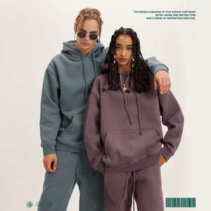 Classique 280 GSM Hoodies Doux Coton Unisexe Sweats Confortable Élégant Casual Wear Chaud Prix D'usine Approvisionnement En Gros - Product Image 5